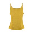 thumbnail image 3 of Txlixc Camisola para mujer, cuello en V con purpurina para adultos, sin mangas, sin espalda, con correa de espagueti para mujer Txlixc  Estilo de ocio, 3 of 4