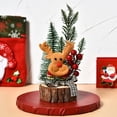 thumbnail image 1 of ziyahi Christmas Desktop Tree Ornament Home Office Table Top Glowing Tree Decor Holiday Decoration, Animal Type, 1 of 7