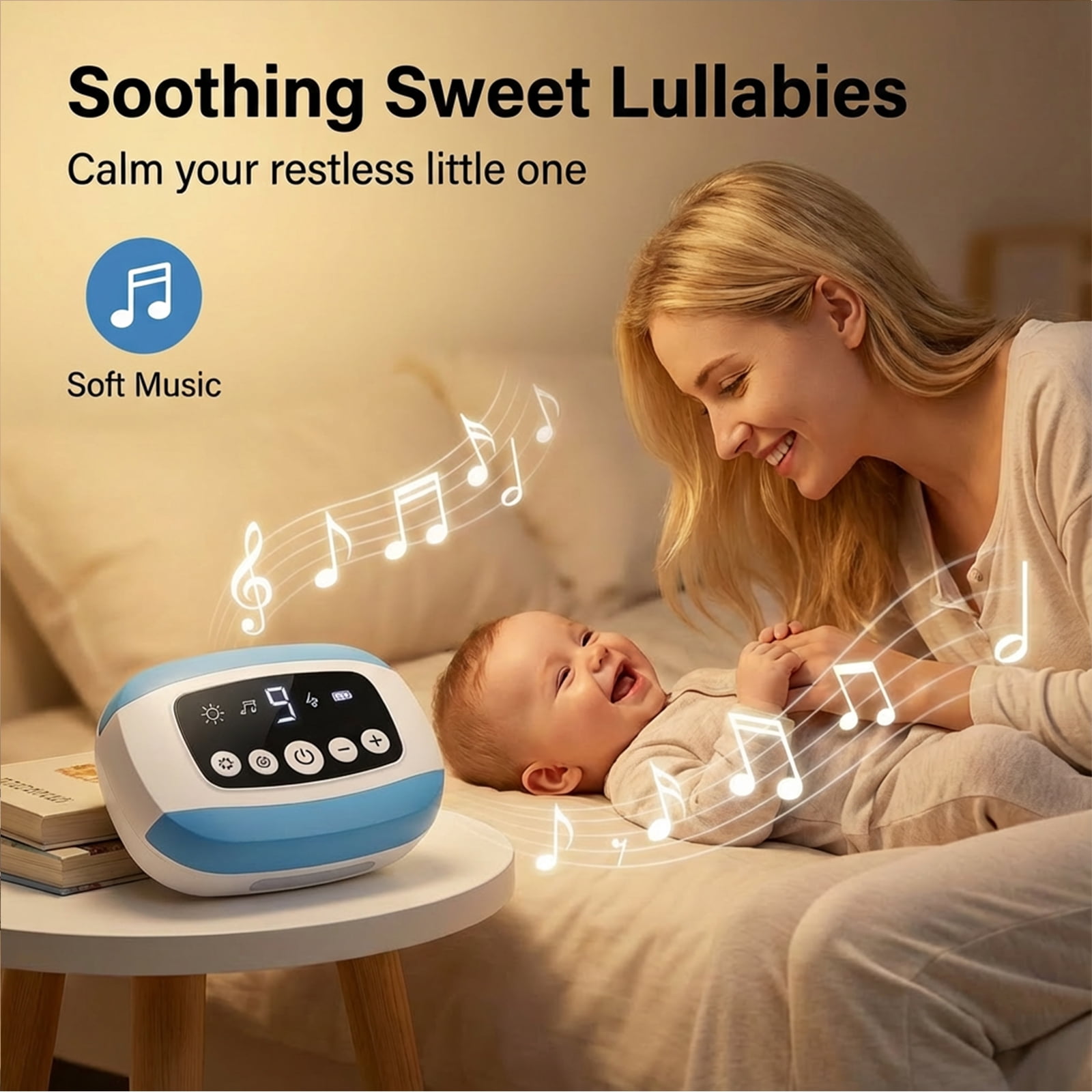 Nasal Aspirator for Baby, Hospital-Grade Nose Sucker with 9 Levels Suction, Night Light, Lullabies, Electric Nose Suction for Baby with Food-Grade Silicone Nozzles