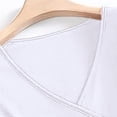 thumbnail image 5 of Shirts for Women Button Up Short Sleeve Loose Comfort Basic Casual T Shirt Womens Shirts Dressy Casual White L, 5 of 7