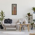 thumbnail image 2 of Stupell Industries Woman Nouveau Collage Abstract Painting Black Framed Art Print Wall Art, 13 x 30, 2 of 8
