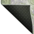 thumbnail image 5 of Addison Rugs Mayfield Premium Machine Washable Transitional Abstract Aloe Runner Rug, 2'3" X 7'6" Machine Washable Transitional Abstract Aloe Oversized Sherpa Throw Blanket, 5 of 6