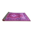 thumbnail image 2 of Ahgly Company Indoor Square Medallion Purple Traditional Area Rugs, 7' Square, 2 of 4