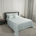 thumbnail image 3 of Serta 6-Piece 800 Thread Count Blue Stripe Cotton Rich Adult Bed Sheet Set, Queen - Deep Pocket, 3 of 10
