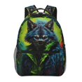 thumbnail image 1 of Fotbe Realistic Style Wolf Warrior Mochila Casual con Estampado para Escuela, Viajes y Actividades al Aire Libre - Duradera, Ligera y Cómoda, 1 of 5