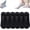 6 Pairs Black, variant on Velthentic Invisible Breathable Anti-Slip Socks, Invisible Breathable Anti-Slip Socks, Mens Ice Silk Mesh Moisture-Wicking Low Cut Sock