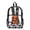 Highland Cow Print, variant on Whosucclay Southwestern Highland Cow Pattern 17 Inch See Through PVC Bag, Side Pockets See Through Bag for Girls Boys, Side Mesh Pocket Bookbag for Elementary