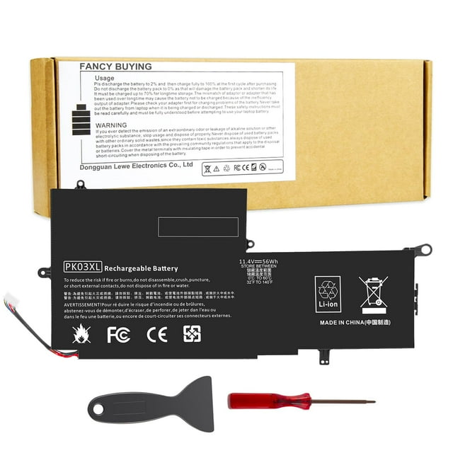 Batería portátil Fancy Buying PK03XL para HP Spectre Pro X360