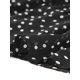 thumbnail image 5 of Vestido de gasa de mujer INSPIRE CHIC con mangas fruncidas, lazo en el cuello, cintura elástica, mini vestido de lunares negro M, 5 of 6