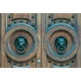 thumbnail image 2 of Tilley, Rob 32x23 White Modern Wood Framed Museum Art Print Titled - Italy-Verona Door Knockers, 2 of 4