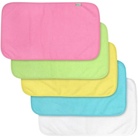 Green Sprouts Organic Terry - Green Sprouts Terry Burp Pad 5 Pack - Pink Multi Set