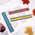 thumbnail image 4 of TOP! 100 Pack Back to School Guided Reading Strips Line Reader Highlight Overlay Bookmarks Help for Student, 4 of 4