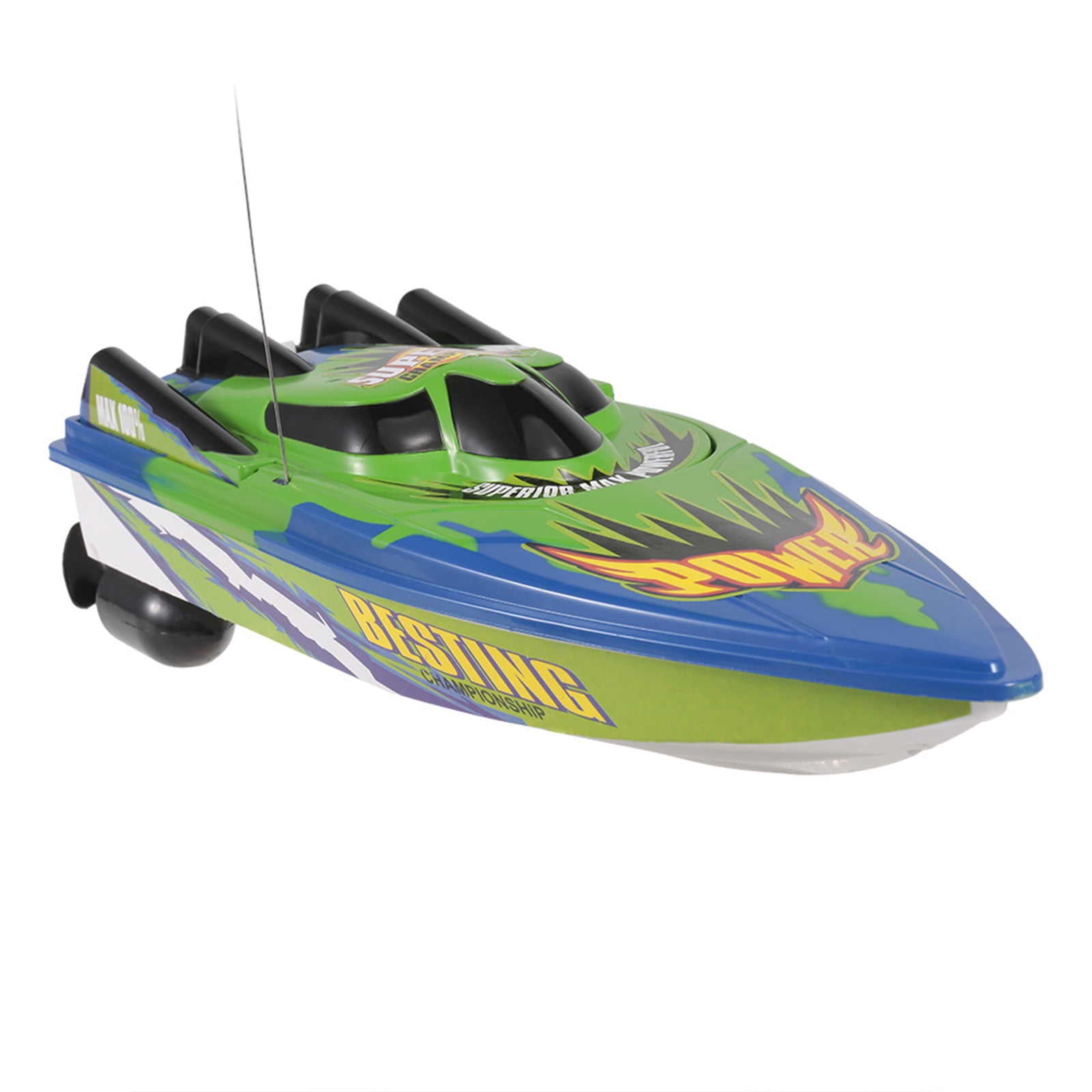 Carevas RC Boat High Speed Boat controlled motor boat, 20kmh remote controlled gifts for and beginner, remote controlled boat for lakes and pools