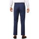 thumbnail image 3 of Pantalones de rayas Inspire Chic para hombre, corte slim, pantalones formales de frente plano, 36 azul, 3 of 5