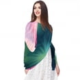thumbnail image 5 of Dragonfly Breathable Chiffon Yarn Silk Scarf 180*73 - Light Translucent Shawl Wrap 28.7x70.86in, 5 of 6