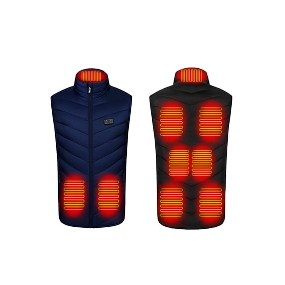 hirigin Heated Vest for Mens and Womens, USB Electric Heating Vests, 3 Temperature Levels Electrically Heated Jacket for Outdoor