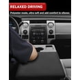 thumbnail image 5 of KBH Fit for 2011-2014 Ford F150 Center Console Cover with Jump Seat Console, Washable Arm Rest Protector Covering for Car Accessories, Black, 5 of 9