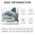 thumbnail image 5 of Shark Cat Plush PillowBig Stuffed Animal Toy Fluffy Cute Plushie Doll Soft Hugging Sleeping Pet Throw Pillow Gift for Girl Boy, 5 of 5