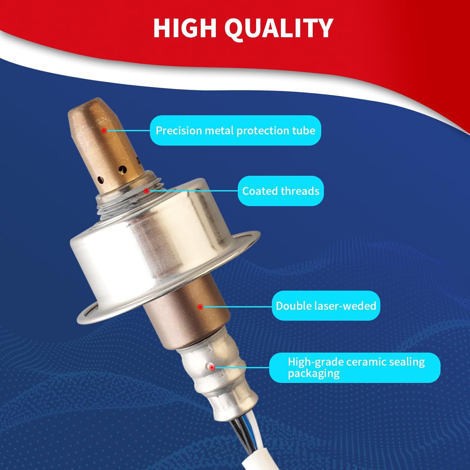 DrCax Oxygen O2 Sensor Upstream Heated Air Fuel Ratio 234-9131 Compatible with Accord 2013-2016 Civic 2015 CR-V 2015-2016 TLX ILX Replace 25054038 36531-5A2-A01 36531-5A2-003