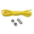 thumbnail image 1 of Cordones elásticos sin atar Cordones sin atar Cordones elásticos universales 1 par Cordones de zapatos perezosos medio redondos Cordones sin cordones Amarillo, 1 of 8