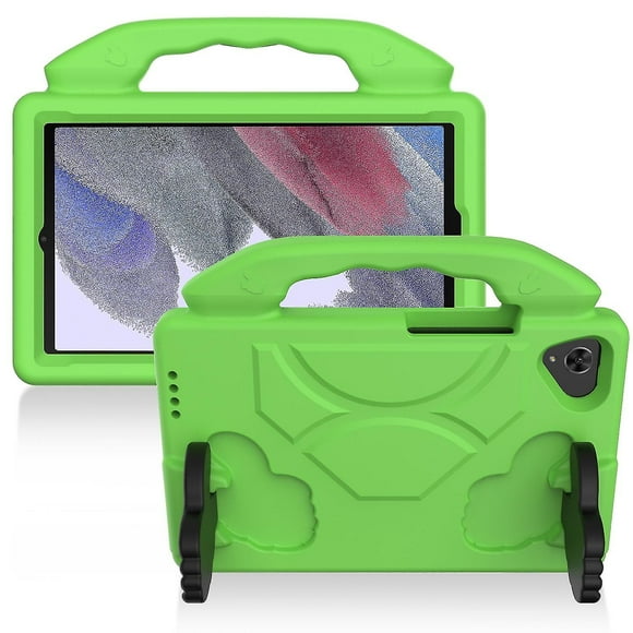 Funda de EVA a prueba de golpes con soporte para el pulgar para Samsung Galaxy Tab A7 Lite T220/T225 (negra)
