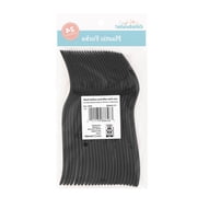 24CT Black Disposable Plastic Forks by Way To Celebrate