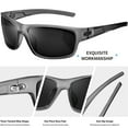 thumbnail image 6 of Joopin Polarized Wrap Around Sports Sunglasses for Men Women Driving Fishing Running Sun Glasses(Clear Grey), 6 of 8