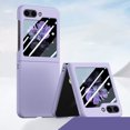 thumbnail image 3 of Frusde Compatible with Samsung Galaxy Z Flip 5 Case with Screen Protector Shockproof Anti-Resistant Cover-Purple, 3 of 6