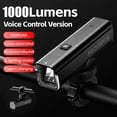 thumbnail image 2 of ROCKBROS Voice Control Smart Light Cycling Bicycle Headlight USB IPX6 Waterproof, 2 of 17