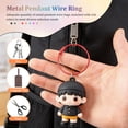 thumbnail image 3 of 200 PCS Keychain 5.9 Inches Wire Ring 0.059 Inches Thickness Cable Loop Ring for Hanging Luggage Tag Key and ID Card Multicolor, 3 of 12