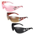 thumbnail image 1 of Gafas de Sol Ovveroche Y2K Tipo Shield Envuelve UV400 para Mujer y Hombre, 1 of 7