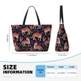 thumbnail image 4 of Easygdp Leopard Print Bolsa de Viaje de Playa de Gran Capacidad, Bolsa Tote Perfecta para la Playa, Escapadas de Fin de Semana y Viajes, 4 of 7