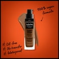 thumbnail image 2 of NYX Professional Makeup Can't Stop Won't Stop 24hr Full Coverage Liquid Foundation, Matte Finish, Waterproof, Cappuccino, 2 of 9