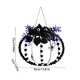 thumbnail image 3 of Halloween Beaded Pumpkin Wall Hanging Ornament, Halloween Jack O Lantern Decorations, Halloween Stylish Indoor Wall Ornament for Halloween Home Holiday Decoration,12x10Inch, 3 of 9