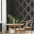 thumbnail image 2 of Serenity Geo Black and Rose Gold Wallpaper, 2 of 4