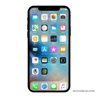 Restored Apple iPhone X - Fully Unlocked - 256 GB Space Gray