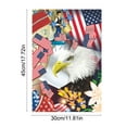 thumbnail image 3 of Double-Sided USA Garden Flag – 12x18 Inch 4th of July Patriotic Decor for Porch, Yard, Farmhouse, All-Weather Outdoor/Indoor American Flag with Grommets – Independence Day, Memorial Day, Veterans Day, 3 of 6