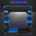 thumbnail image 4 of Adjustable Exercise Step Platform - 27" Fitness Step with Risers - Home Gym Cardio, 4 of 8
