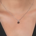 thumbnail image 3 of Gem Stone King 925 Sterling Silver Pendant with Chain Set with Round Fancy Brown Zirconia, 3 of 3