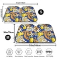 thumbnail image 7 of Lsque Sicilian Style Car Windshield Sun Shade | Accordion Folding Style Auto Shade for Car Truck SUV Van | Blocks UV Rays Sun Visor Protector | Medium, 7 of 7