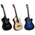 thumbnail image 2 of vidaXL Guitar Beginner Cutaway Guitar Acoustic Guitar with 6 Strings Basswood, 2 of 22