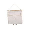 thumbnail image 3 of Bolsa de almacenamiento de dibujos animados, 3 bolsillos, organizador multiusos sobre la puerta, contenedor, armario colgante para guardarropa, , Blanco perfecl bolsas de almacenamiento, 3 of 8