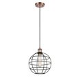 thumbnail image 2 of Innovations Lighting  Ballston Lake Placid - 1 Light 10" Cord Hung Pendant Antique Copper, 2 of 5