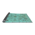 thumbnail image 2 of Ahgly Company Indoor Rectangle Oriental Light Blue Traditional Area Rugs, 6' x 9', 2 of 4