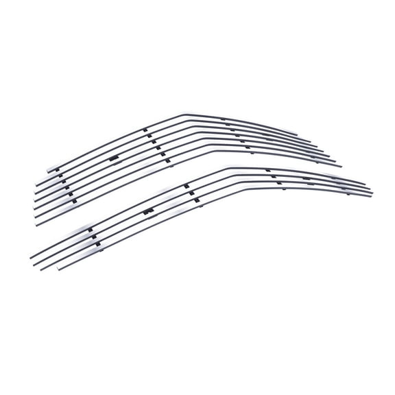 APS Premium Stainless Steel Chrome 8x6 Billet Grille Compatible with Chevy Equinox 2010-2015 Main Upper N19-S83766C