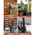 thumbnail image 3 of COZONY Pallet Fork Extensions, 4.5 ×72" Forklift Extensions, 4600LBS Lifting Capacity,Heavy Duty Steel Pallet Forklift Extensions, 1 Pair for Forklift Lift Truck Forklift Loaders,Orange, 3 of 8