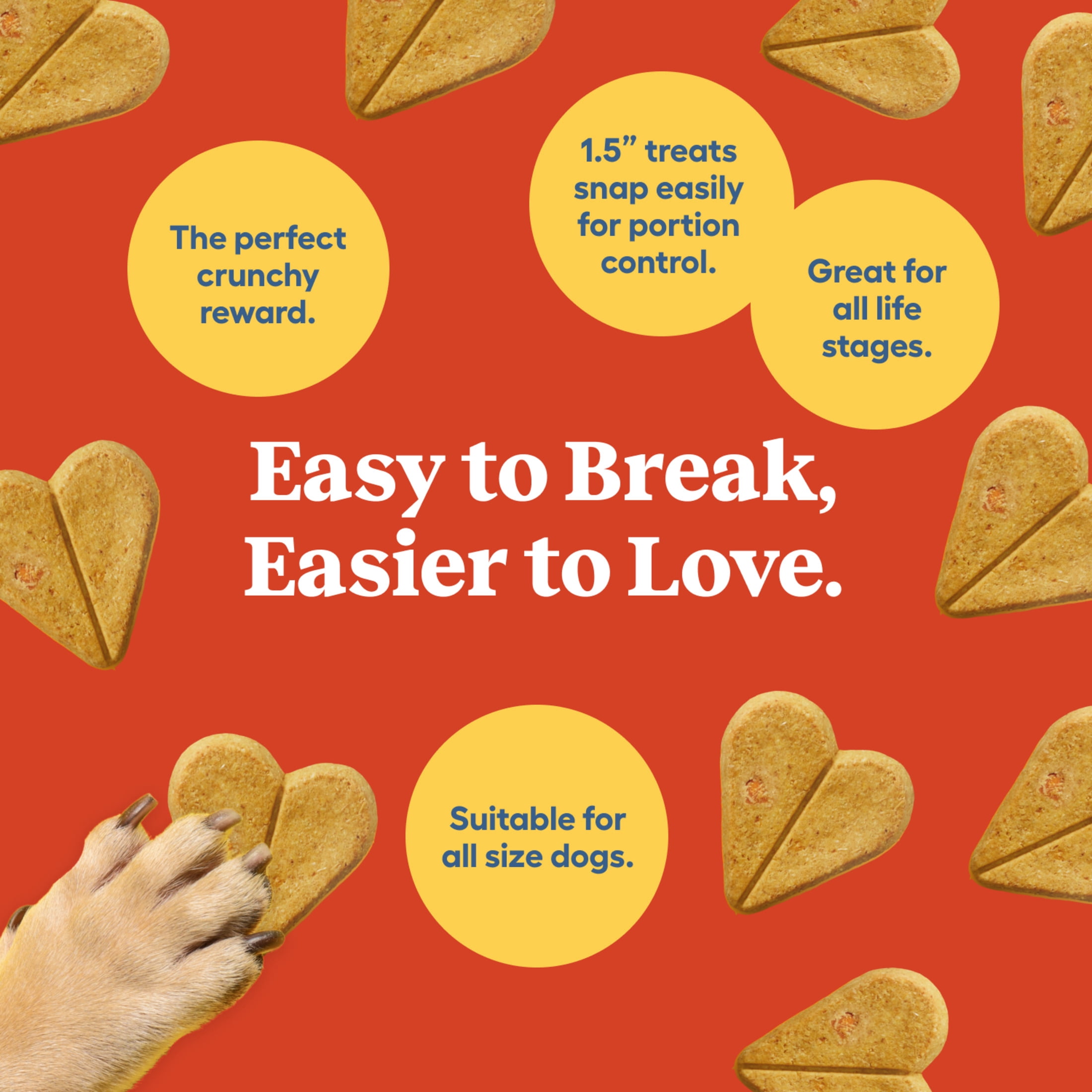 (2 pack) Newman's Own Peanut Butter Dog Biscuits - Oven Baked Crunchy Dog Treats, 10 oz Bag
