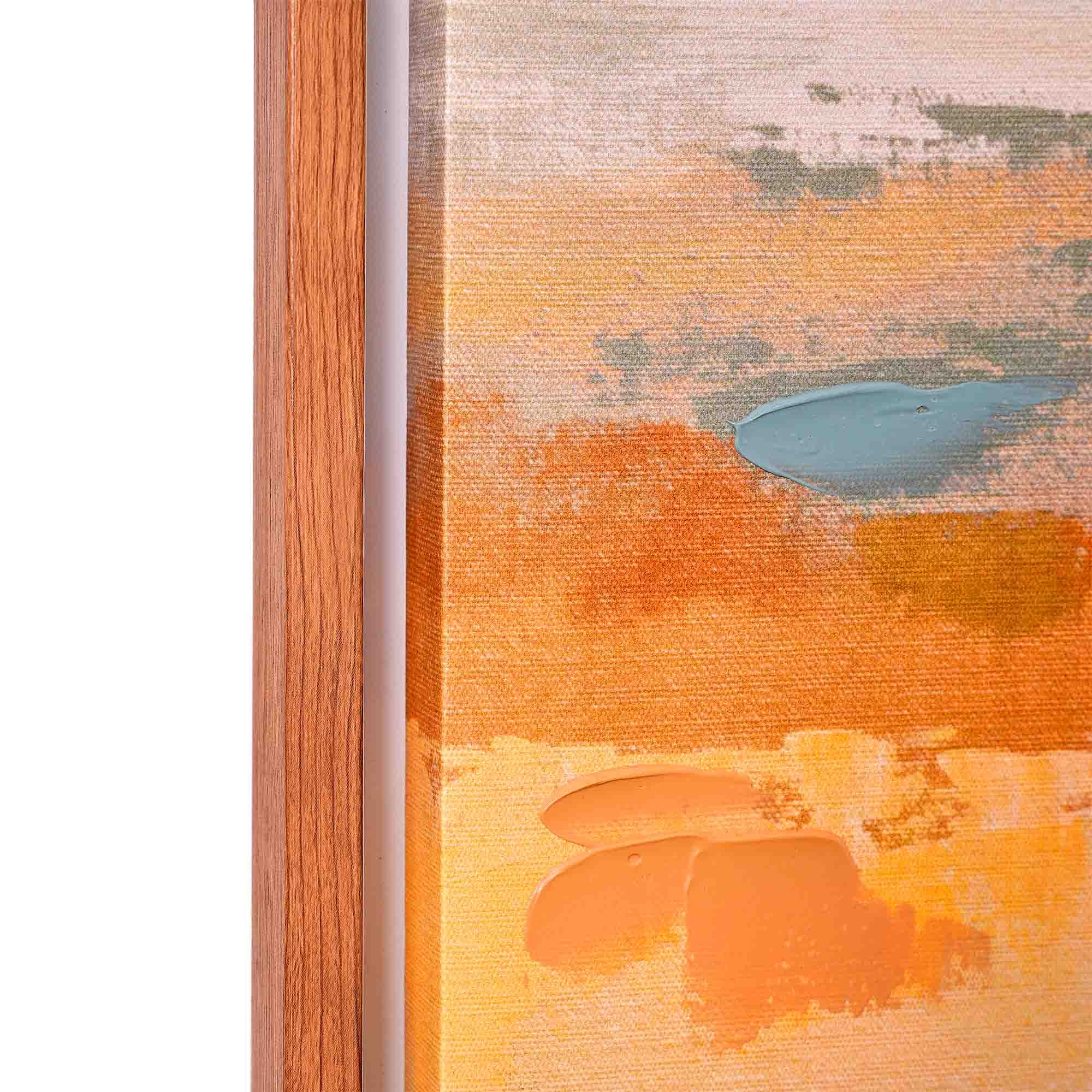 Home Decor Collection Honeybloom Meadow Embellished Frame Canvas 35"x23"