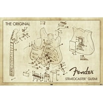 Fender Strat Poster 36x24 Sold by Art.Com