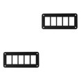 thumbnail image 1 of Speravity Panel de interruptores, interruptor basculante, carcasa de montaje en Panel, marco de aluminio para coche, motocicleta, barco, 5 Type1 NO1, 1 of 6